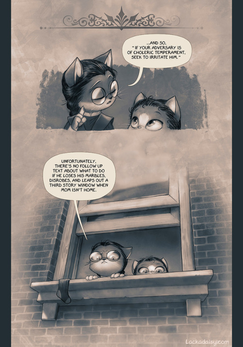 lackadaisycats - A little comic prompted by a Patron request...