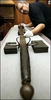 art-of-swords:The Wallace SwordThe Wallace Sword is an antique claymore purported to have belonged t