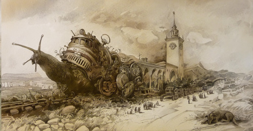 fer1972:   Watercolor Illustrations by Yury Laptev 