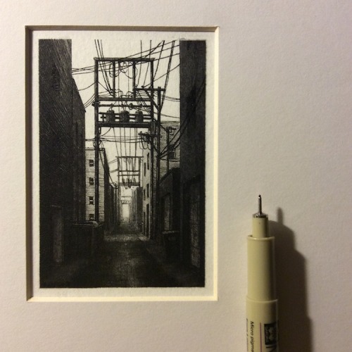 Porn photo fer1972:  Incredible Miniature Drawings by Taylor