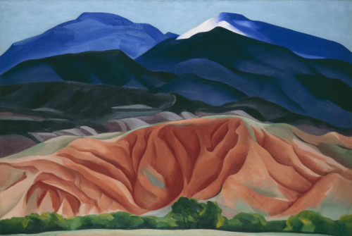 nobrashfestivity:Georgia O’Keeffe  New MexicoMy Front Yard, Summer 1941My backyard,1937Black Mesa La