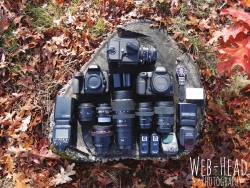 webheadphotography:  I added to the family #shotkit #Canon #nikon #35mm #50mm #70200mm #85mm #aperture #webhead #webheadfilter #webheadphotography #photography #photogear #photographer #nocomplaints #november #fall #leaves #fallcolors #yongnuo #hasselblad