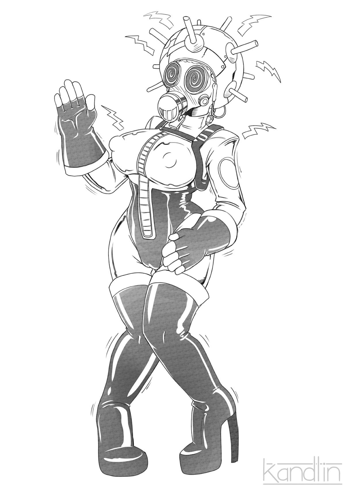 Doin the RobotSketch Stream Commission for Filflat of Pyro, getting brainwashed and