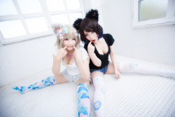 Cosplay Girl Dazai Garo & Usagi (Cat