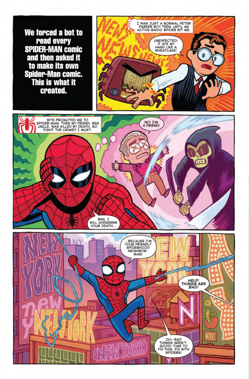 “Amazing Spider-Man” #25: We forced a bot to read every Spider-Man comic and then asked it to make i