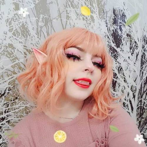 Is it Spring yet?? . . . . . @aliexpress for my wig and lashes! 《#pinkaesthetic #pink #elf #mua #liv