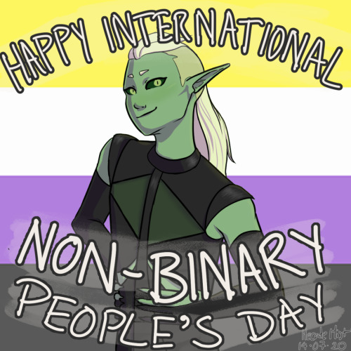 hecate-mist:Happy International Non-Binary People’s Day! This is a day late, but I forgot to uploa