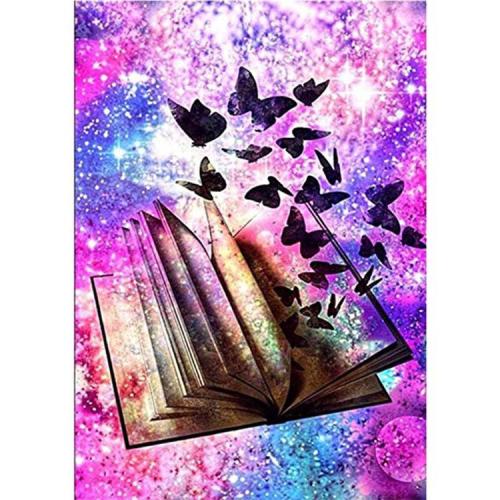 5D Diamond Painting  Starry Sky Butterfly Book