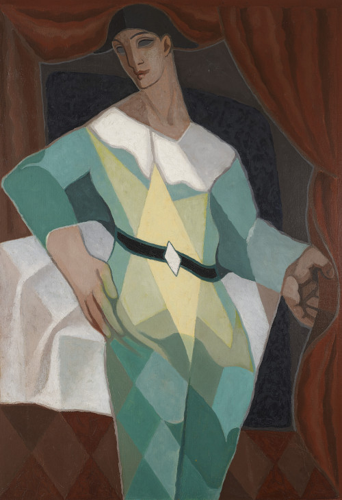 Harlequin (1925) By Juan Gris. Private Collection.