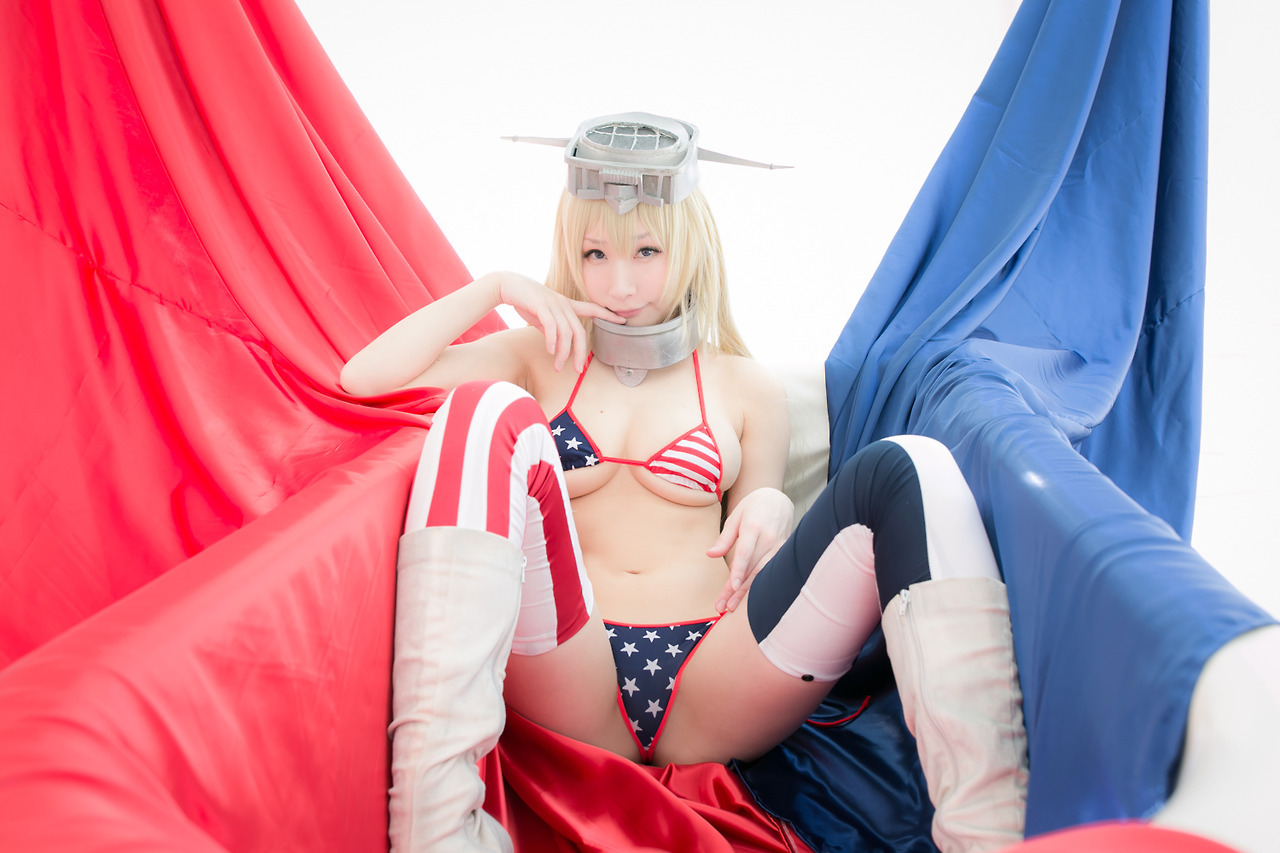 cosplayjapanesegirlsblog:  Kantai Collectio - IOWA (Swimsuit) [mysuite] (Atsuki)