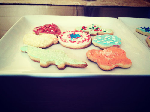 Baking Christmas Cookies with My Family!