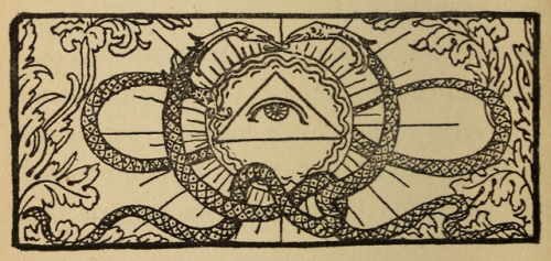 nemfrog:All-seeing eye with snakes. La lámpara maravillosa. 1916. 