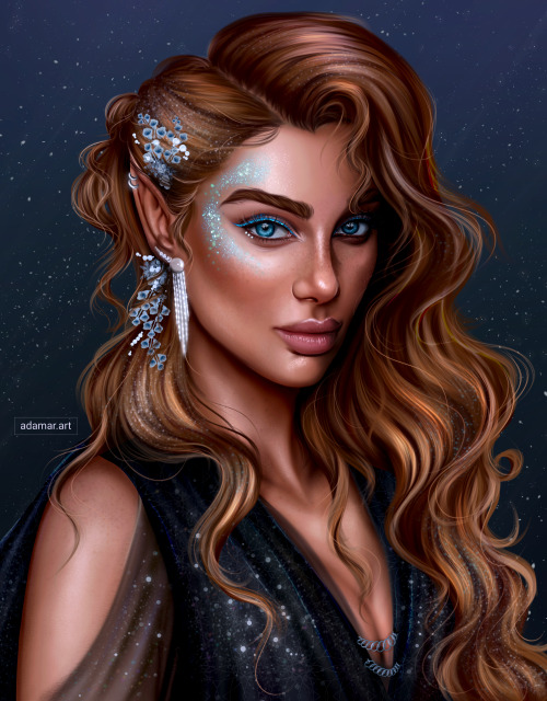 So, here we have the last piece, Feyre Archeron from the ACOTAR series by Sarah J Maas. It took me s