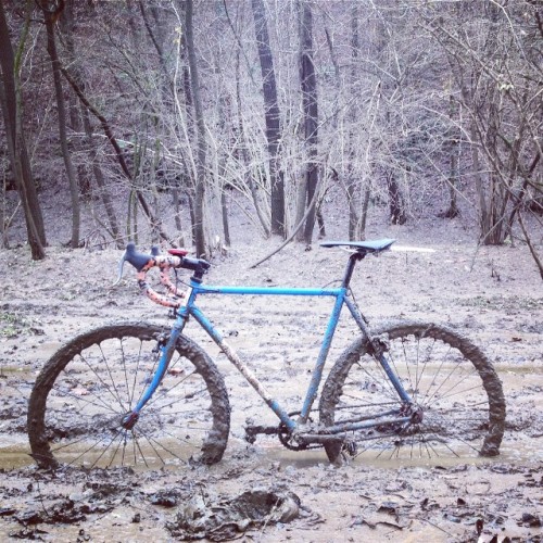 Gravel/mud day #sscx #pedaljungle #singlespeed #zetabikecomponent #cxss #fixedbikebrianza