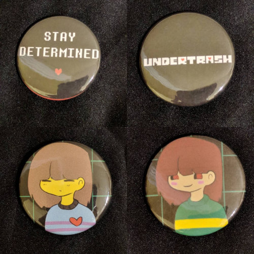 UNDERTALE Buttons Show off your love (or shame) for UnderTale!1 &frac12;&quot; (3.81cm) but