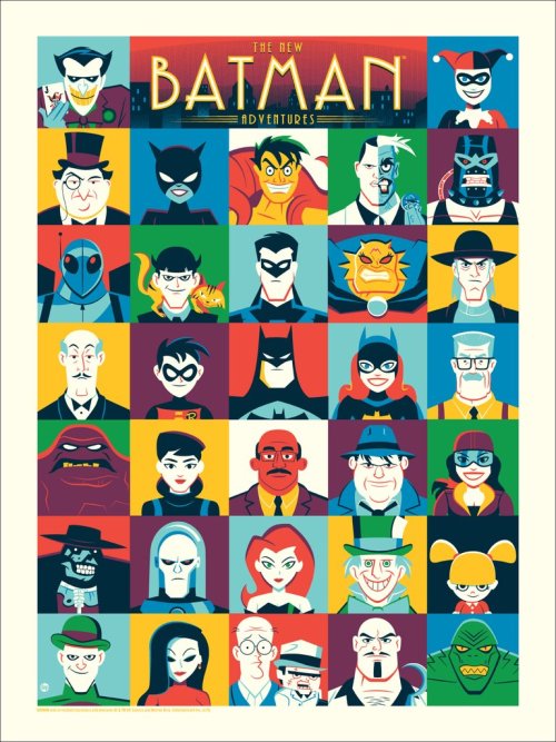 batmananimated:  kane52630:  MondoTees: BATMAN: THE ANIMATED SERIES & THE NEW BATMAN ADVENTURES by Dave Perillo  More Info Click Here   So good!