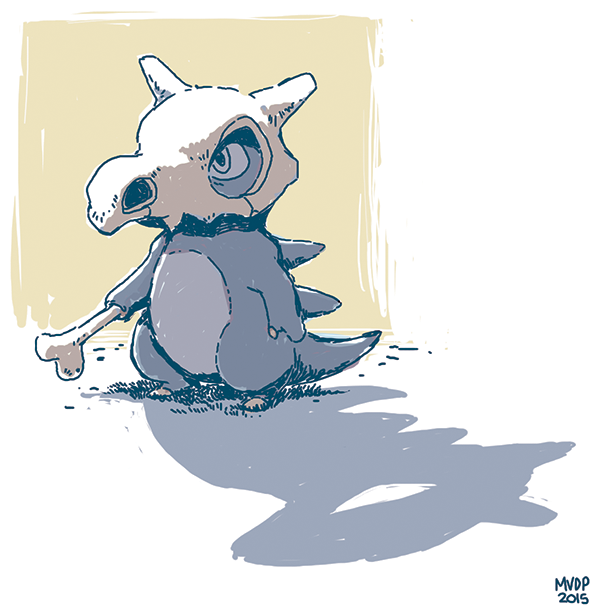 sketchinthoughts:  dramatic cubone