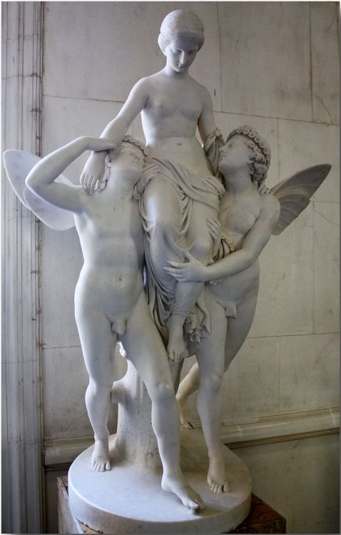 Psyche Carried by the Zephyrs by John Gibson (19th Century)