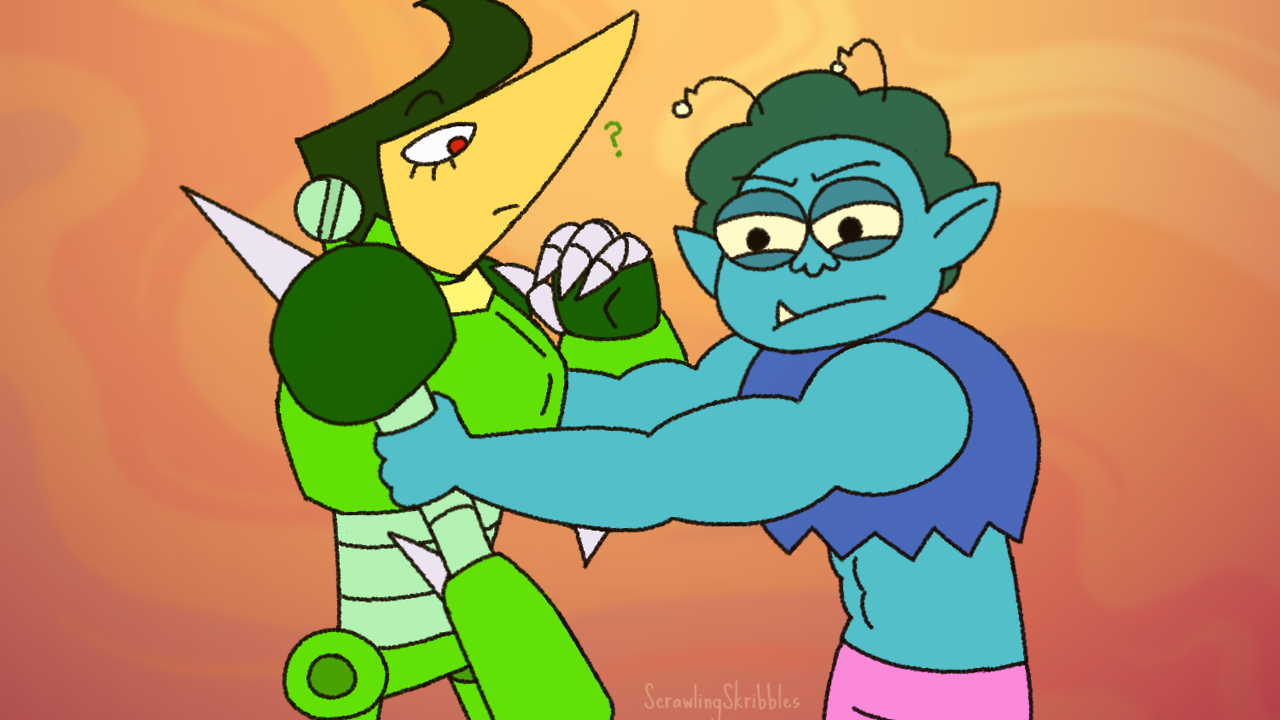 scrawlingskribbles:  someone pls save Enid from this torture &amp; rebellion