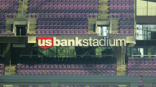 The new US Bank Stadium getting ready for the Grand Opening Day!