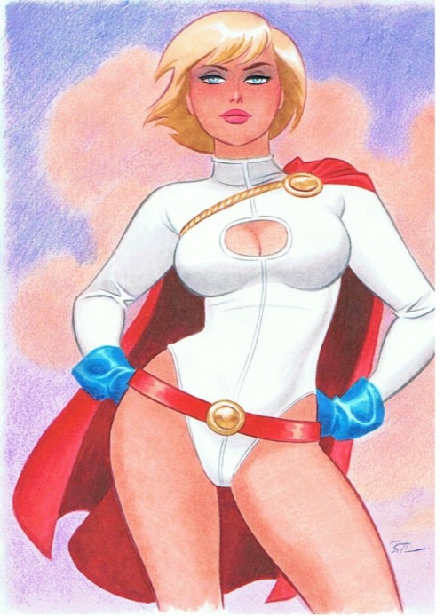 Porn photo cooketimm:  Power Girl by Bruce Timm 