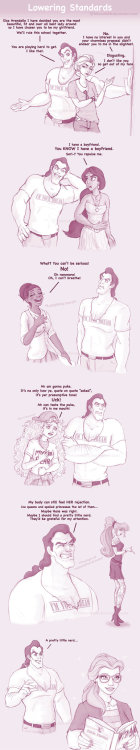 #63 How to not to pick up girls.Oh Gaston, you must truly care for each and every individual flower,