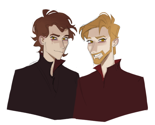 javaaa:Sith Obi-Wan and Anakininspired by @imaginaryanon‘s Wicked Thing