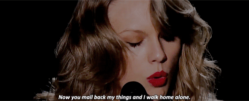 lwishyouwould:    But you keep my old scarf from that very first week, ‘cause it reminds you of innocence and it smells like me. You can’t get rid of it ‘cause you remember it all too well.   