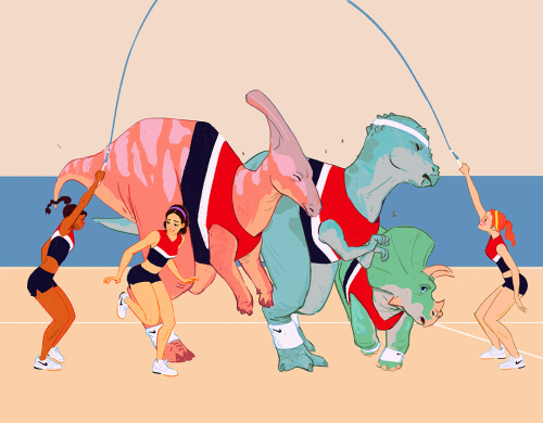 They participate the jump roping competition after the cosplay basketball match! Thanks every one pl