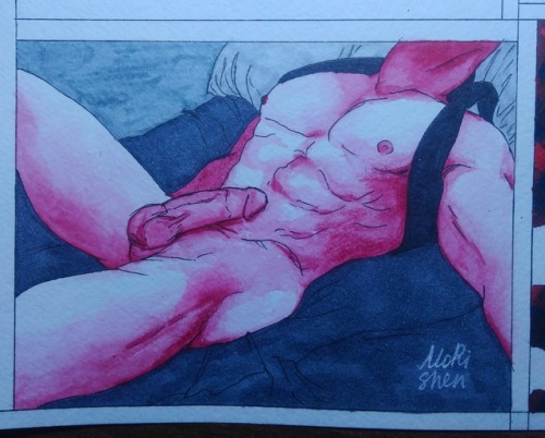 colorslashform: morishen: what do u think about a spoilers @colorslashform i just can’t finish this for sooo long  I’m trying anyway x) Yes, yes, the dinosaurs complete the look. Sexy AND prehistoric. 