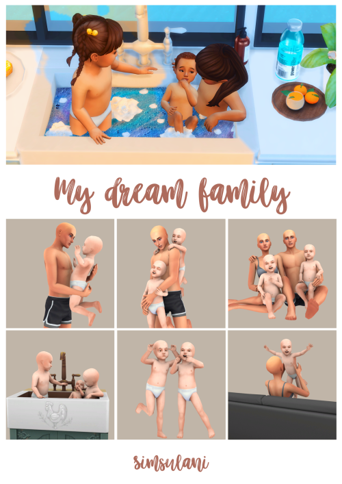 #237 Pose Pack - My Dream Family•  6 posesAndrews Pose Player  Teleport any simDownload : HerePatron