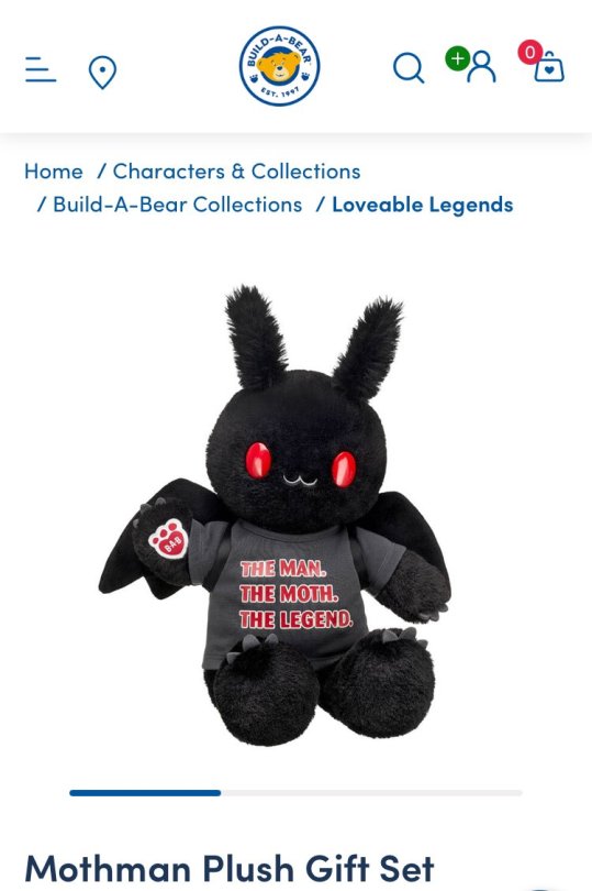 BUILD-A-BEAR RELEASED A MOTHMAN PLUSH AND IT'S ALREADY SOLD OUT