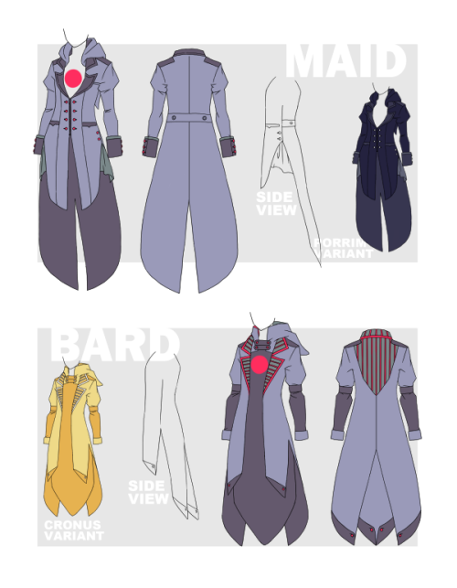 COAT-TIER REFERENCE GUIDE! (i figured i may as well knock ‘em all out in one go) these serve a