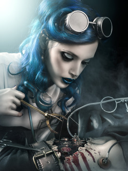 Kamikame-Cosplay:  Preciosa Fotografia Steampunk Scientist By Rebeca Saray