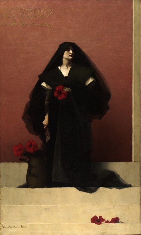 daslandihrergeburt: Alfred Agache, Enigma, 1888.