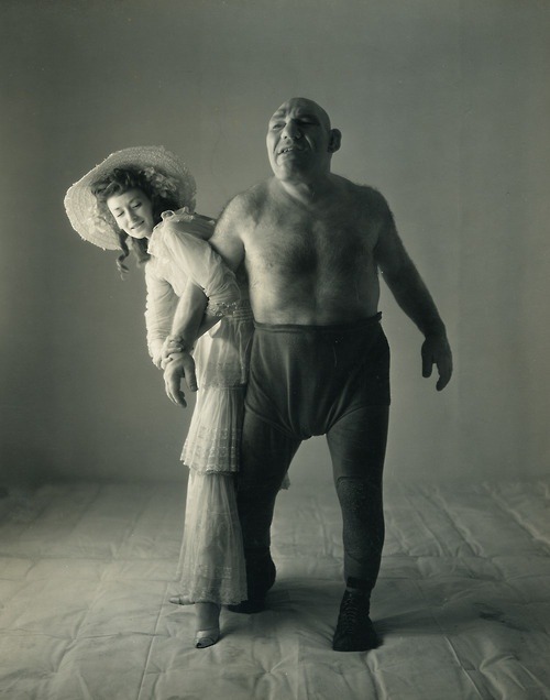 pantydragon:
“ prguitarman:
“ lolfactory:
“ THE ORIGINAL SHREK. Maurice Tillet (1903-1954) a French wrestler with acromegaly known as The French Angel. He spoke 14 languages and was also a poet and actor. “Perfect example of ‘Never judge a book by...