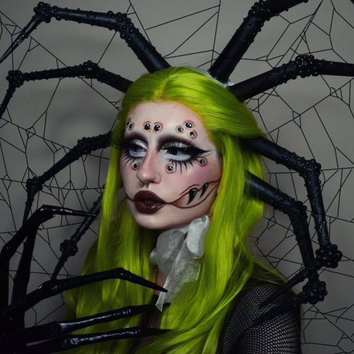 Halloween Inspo @dracorla Posted @withregram • @dracorla 31 Days of Halloween Arachnid (30/31) eve