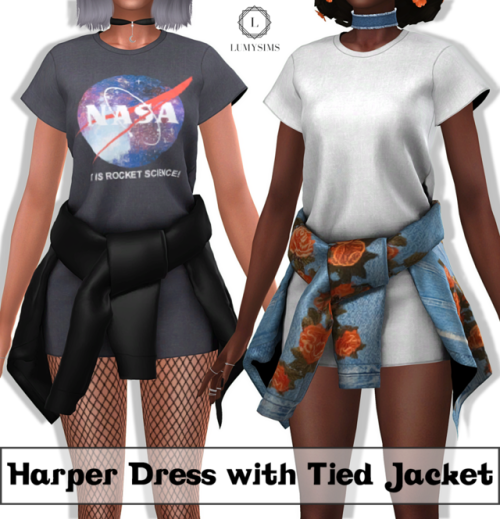 Harper Jacket with Tied JacketThe combinations on the preview are optional , you can change the swat