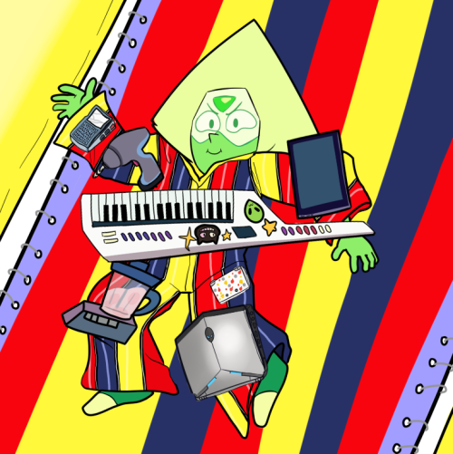 Behold! Peridot harnessing the true power of Velcro!