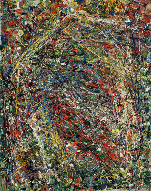 Jean-Paul Riopelle - Untitled, 1950. Oil on canvas