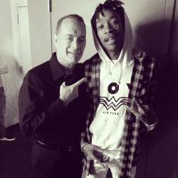 mimicclothing:  Photo: Wiz & Tom Hanks 