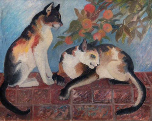 youcannottakeitwithyou:Orovida Pissarro (British, 1893 – 1968)Cats