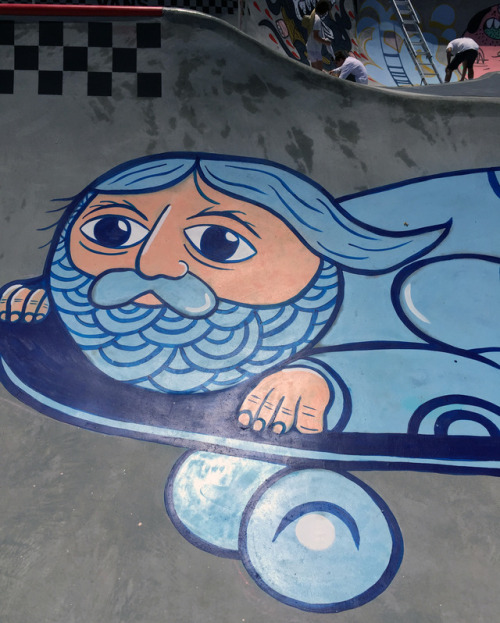 houseofvans: VANS US OPEN | PAINTING THE SKATE COURSE| DAY 2 Day 2 of painting the skate course fo