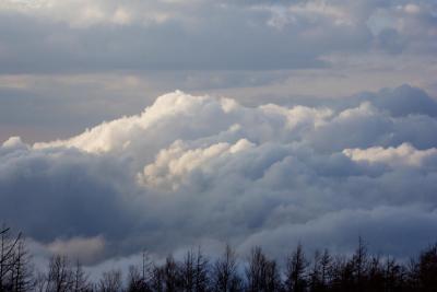 Mt Fuji,Clouds From Mt Fuji, Japan.