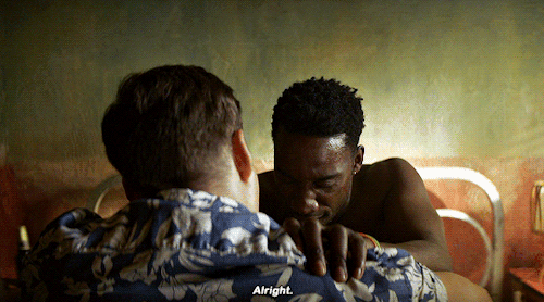 BILL SKARSGÅRD, NATHAN STEWART-JARRETT Mateo & Jonah In “Soulmates” — Layover (1.04)
