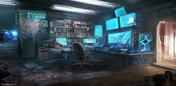 syfycity:  Fallen Heroes: The Hacker’s Room [Jose Borges] 