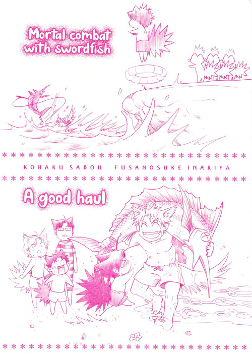 Random MR goods: Adorable shitajiki! Kindly scanned by Undomiel Regina, translated by me.(It’s