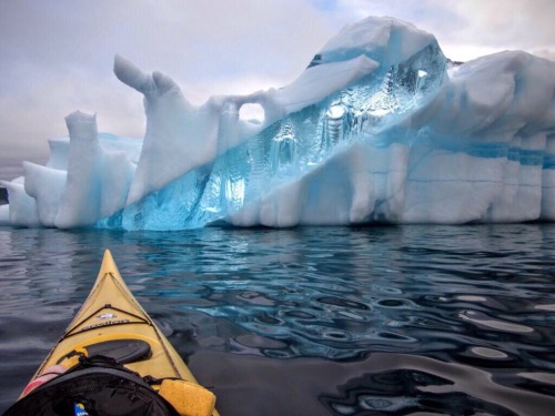 coolthingoftheday:This iceberg was spotted by a photographer off the coast of Newfoundland. The pict