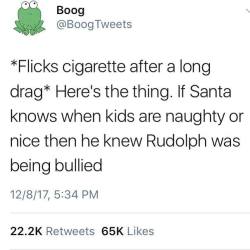 danipup:  santa is an absolute asshole in