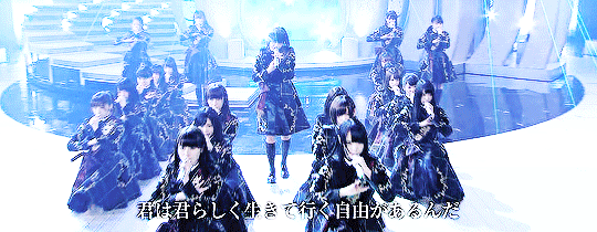 gocchisama: mochichan00: Keyakizaka46′s Kouhaku debut god damn. 